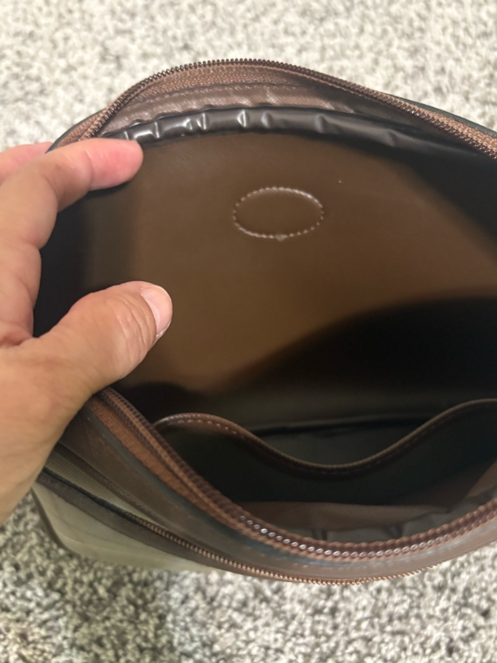 Vintage Burberrys Brown Plaid Wristlet Clutch/Cosmetic Bag - Picture 16 of 17